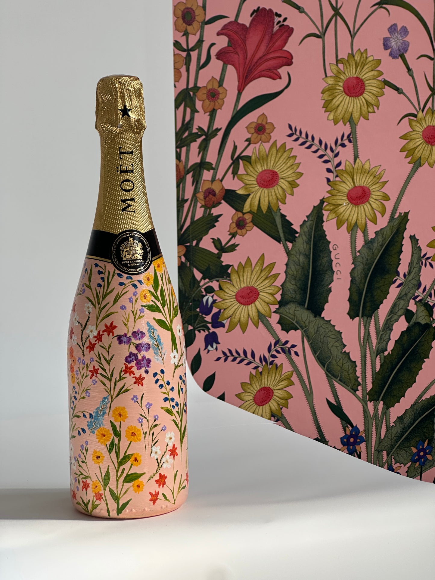 Moët hand painted.